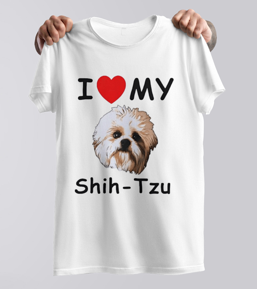 I Love My Shih Tzu Dog T-Shirt