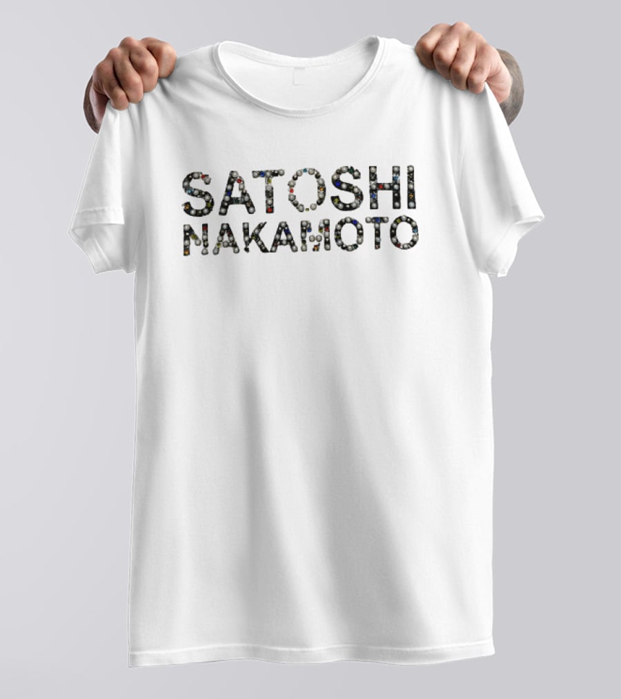 Justin Jefferson Satoshi Nakamoto NFL Cryptocurrency Football Fusion T-Shirt