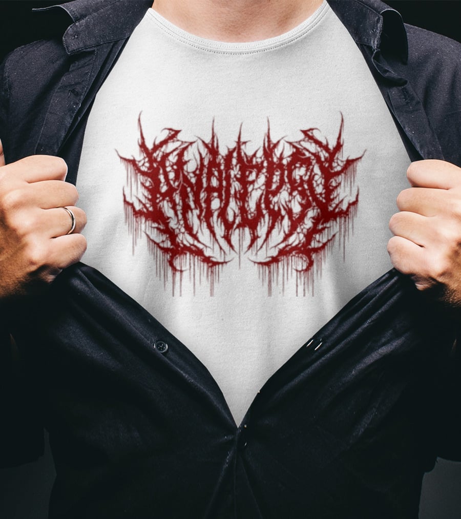 Miasma Records Analepsy Red Drip Graphic Exclusive T-Shirt