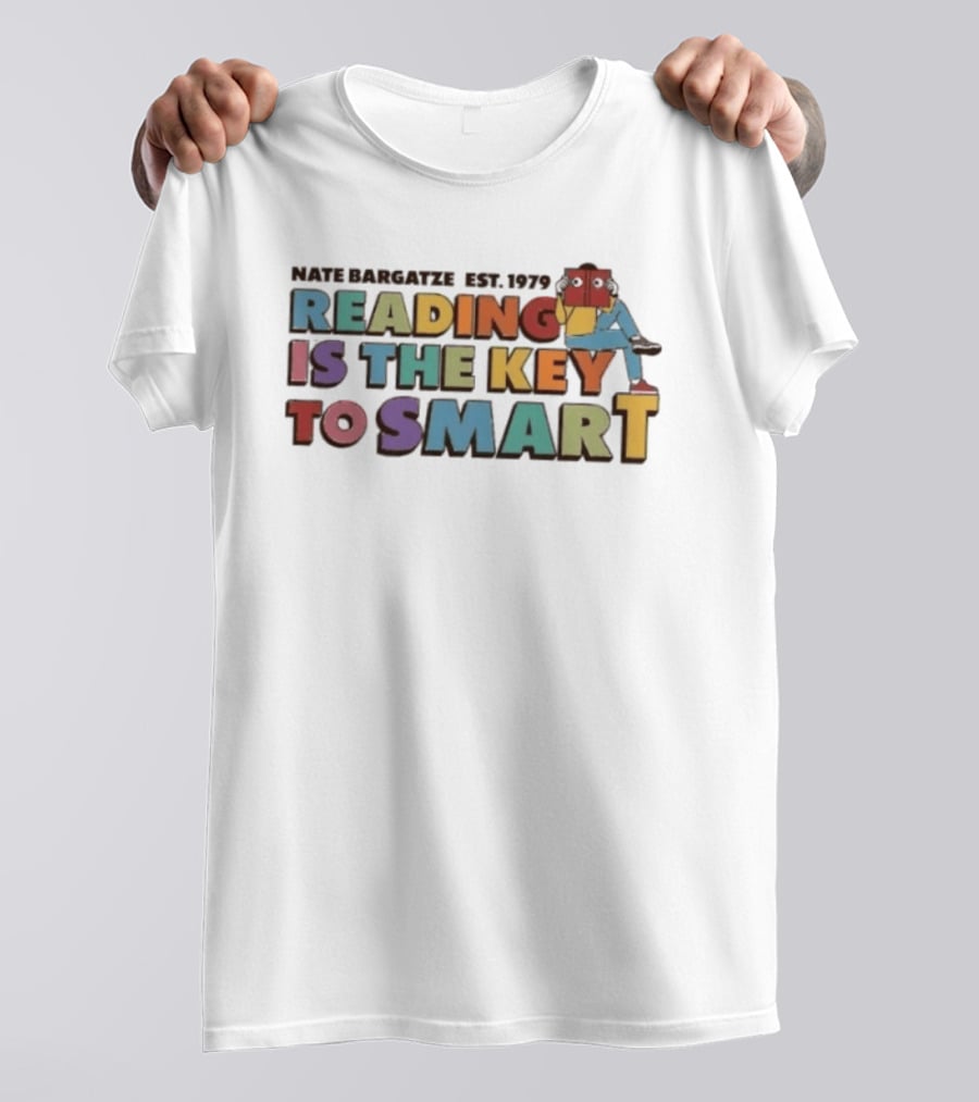 Nate Bargatze Est. 1979 Reading Is The Key To Smart T-Shirt