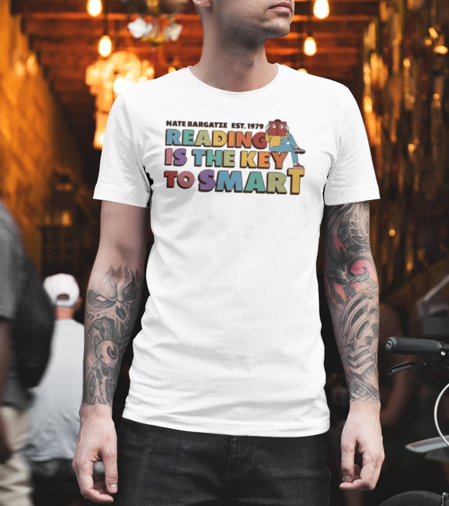 Nate Bargatze Est. 1979 Reading Is The Key To Smart T-Shirt