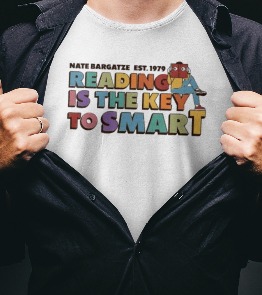Nate Bargatze Est. 1979 Reading Is The Key To Smart T-Shirt