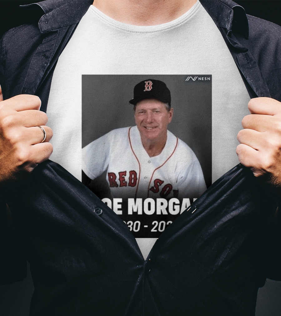 Remembering Joe Morgan 1930 2026 Boston Red Sox Manager NESN T-Shirt