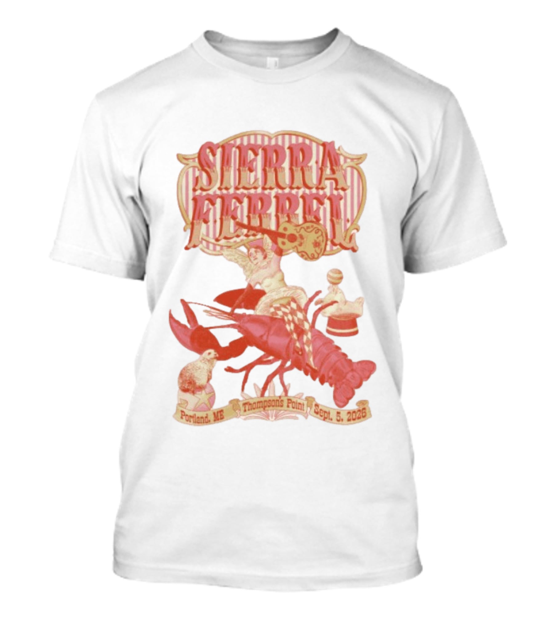 Sierra Ferrell Thompson's Point Portland ME September 5 2026 Vintage Lobster Event T-Shirt
