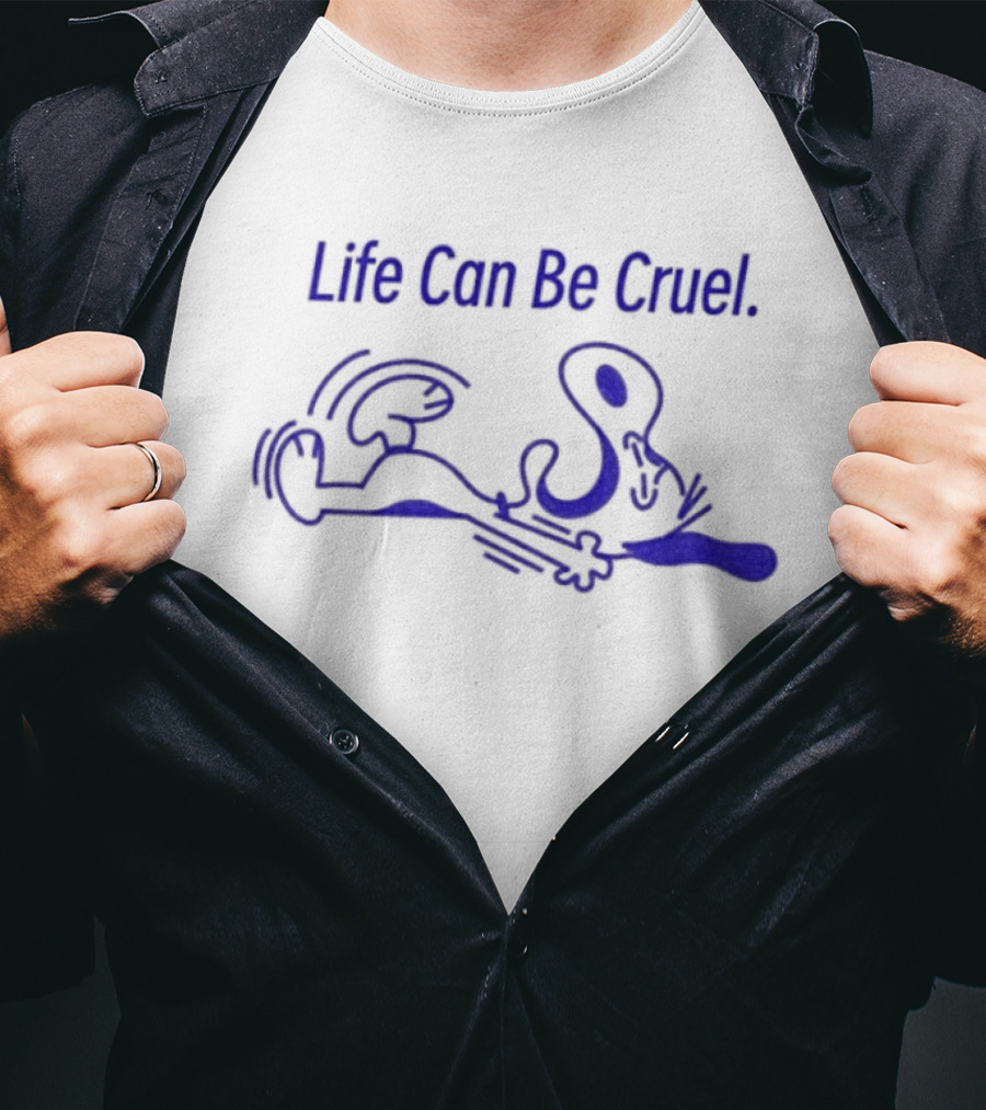 Snoopy Life Can Be Cruel Comic T-Shirt