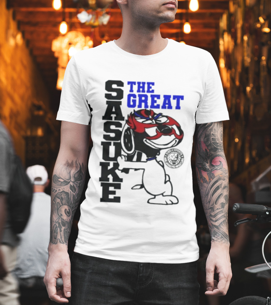 The Great Sasuke Snoopy New Japan Pro Wrestling T-Shirt