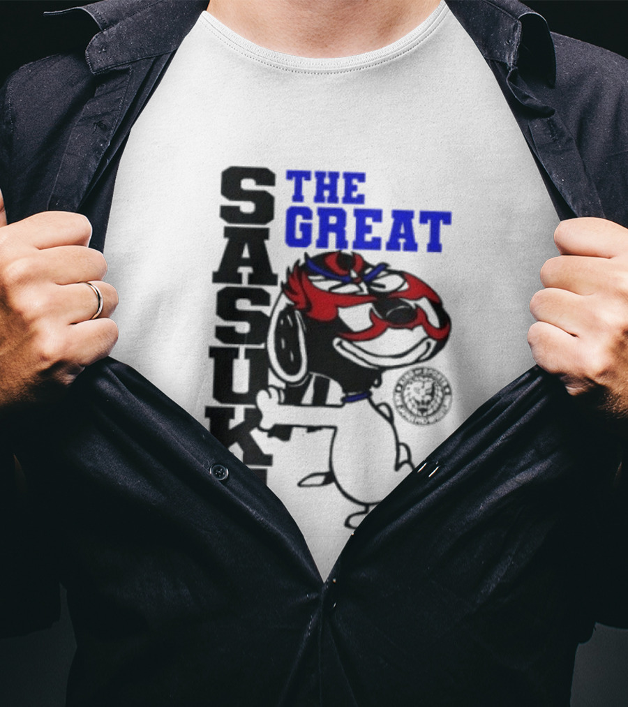 The Great Sasuke Snoopy New Japan Pro Wrestling T-Shirt