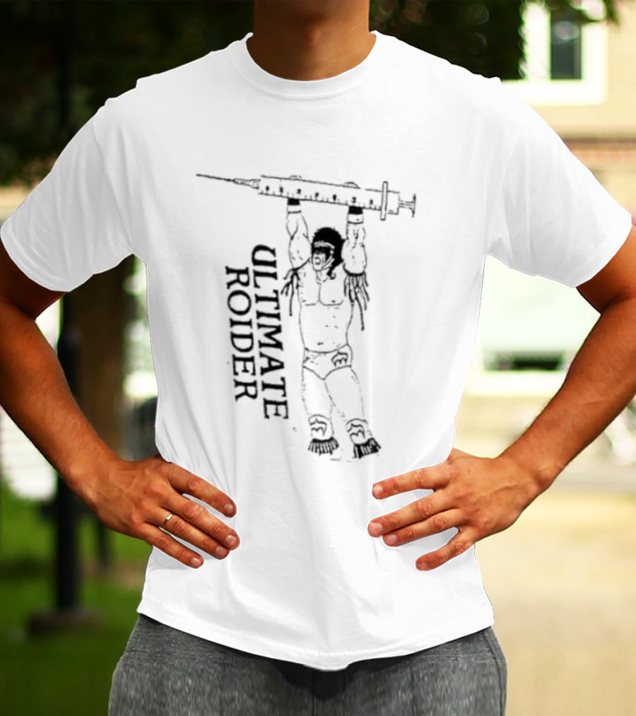 Ultimate Roider Wrestling Syringe Bodybuilder T-Shirt