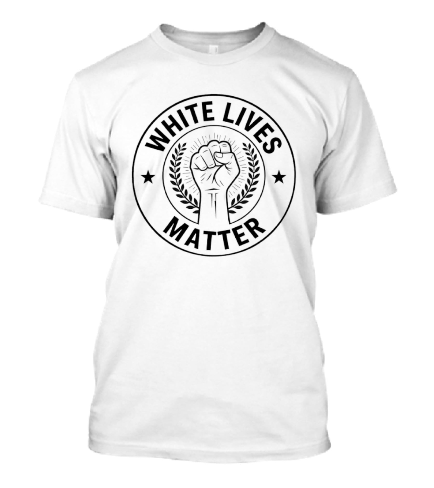 White Lives Matter Fist T-Shirt