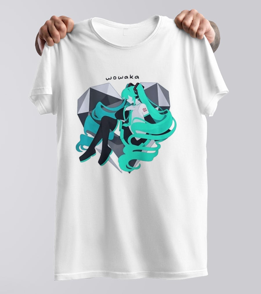 Wowaka 01 Hatsune Miku Heart Vocaloid Anime T-Shirt
