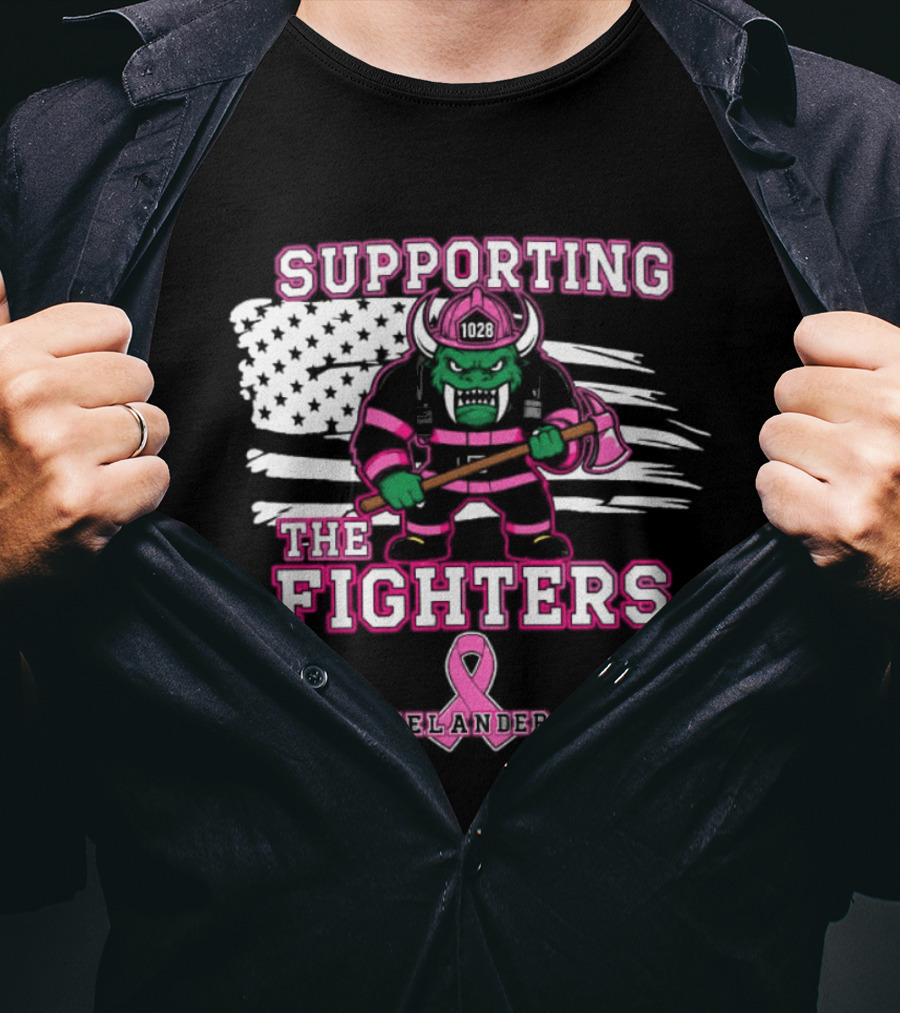 Rhinelander WI Supporting The Fighters Pink Ribbon 2026 T-Shirt