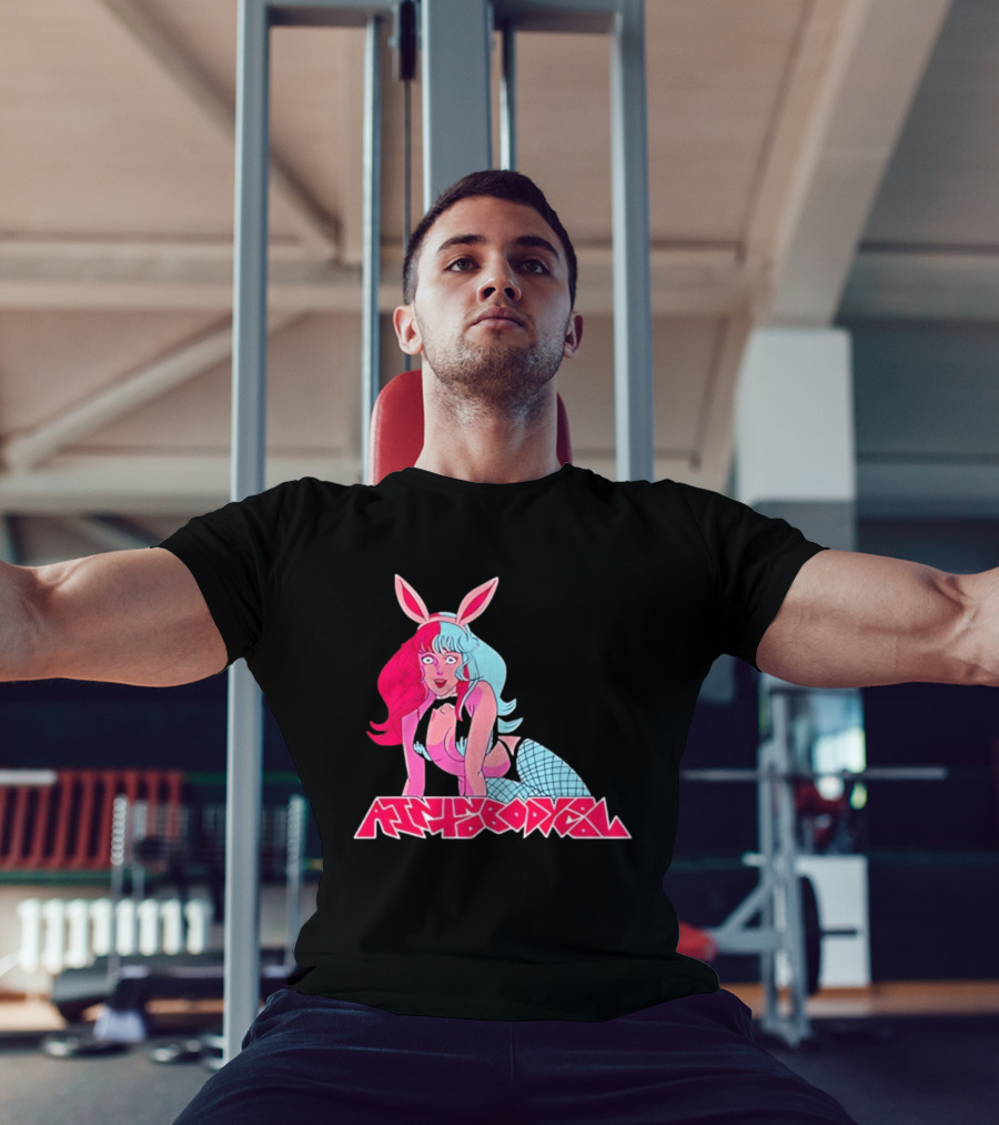 Ain't Nobody Anime Aesthetic Bunny Girl Vibrant Neon T-Shirt