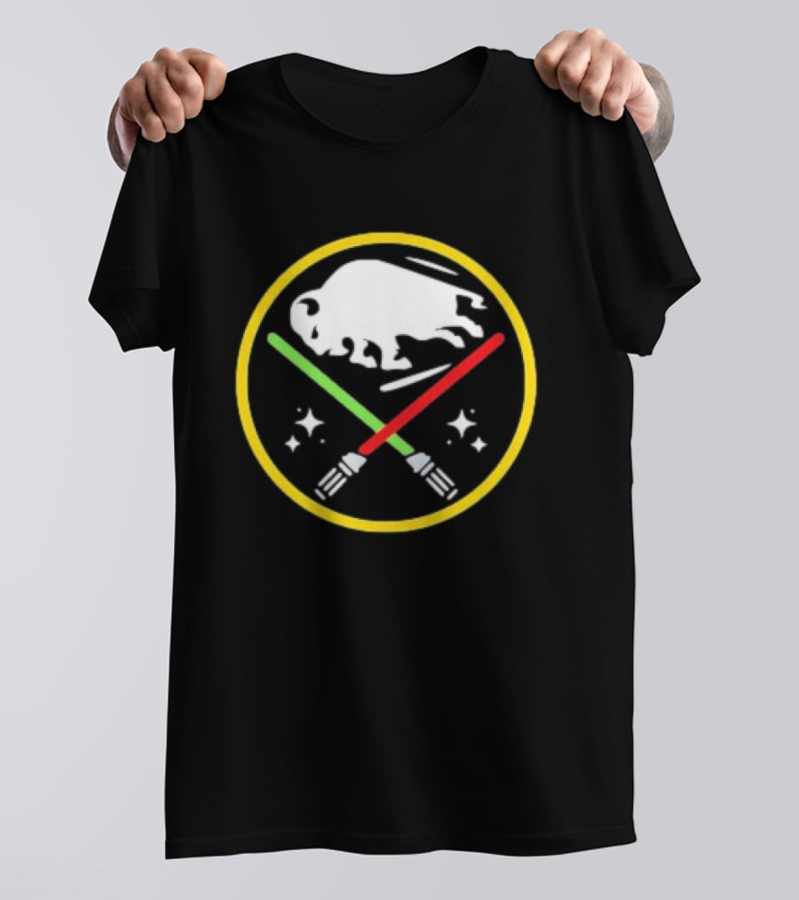 Buffalo Sabres X Star Wars May The 4th Be With You Lightsabers T-Shirt