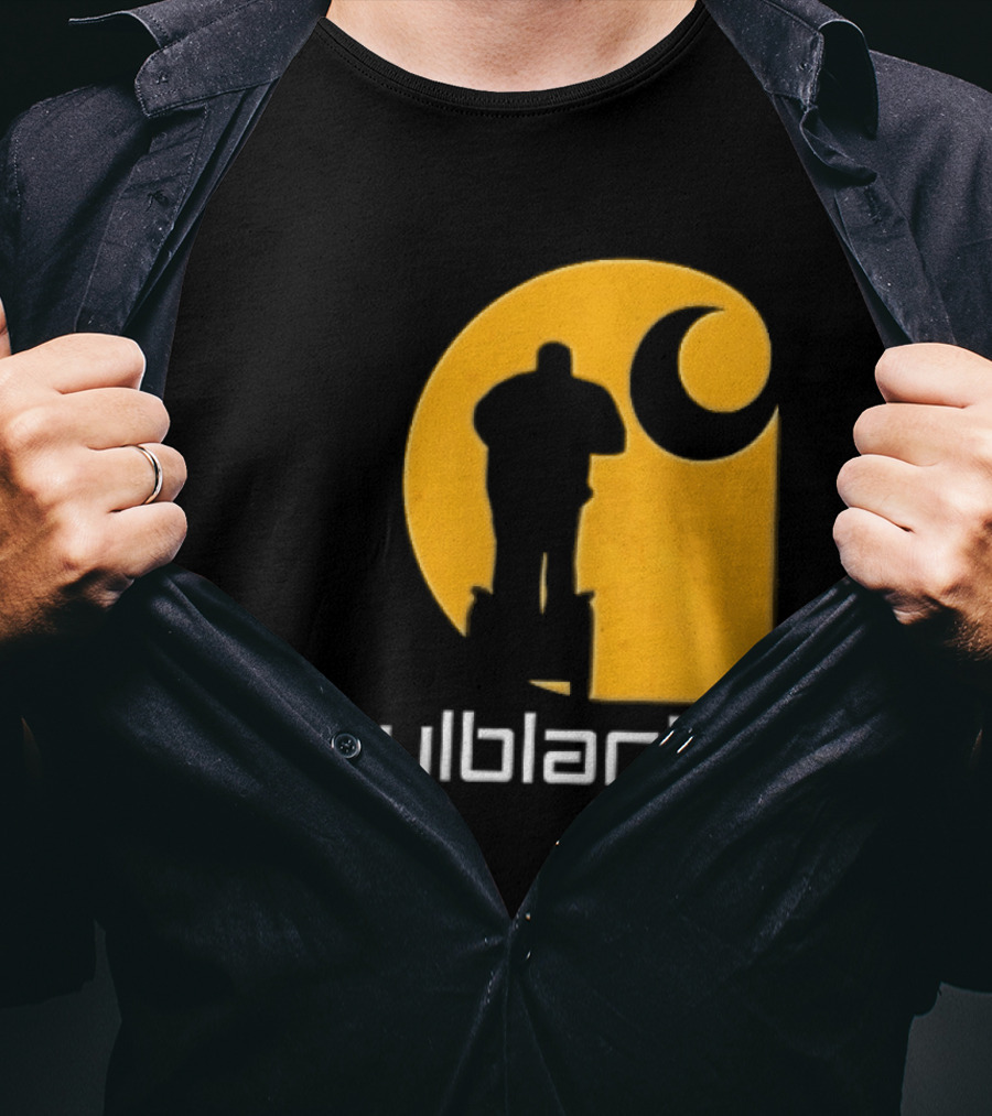 Paulblartt Security Guard Segway Yellow Swirl T-Shirt