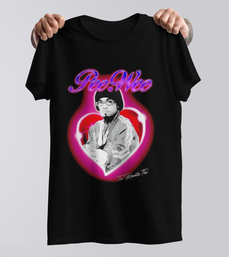 Pee Wee The Romantic Tour Heart Iconic Rap Hip Hop Artist T-Shirt