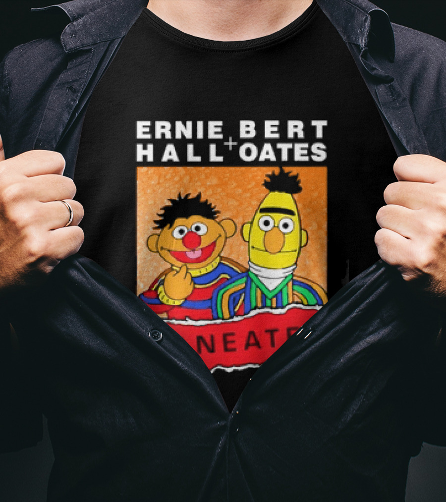 Ernie Bert Hall Oates Maneater Muppets T-Shirt