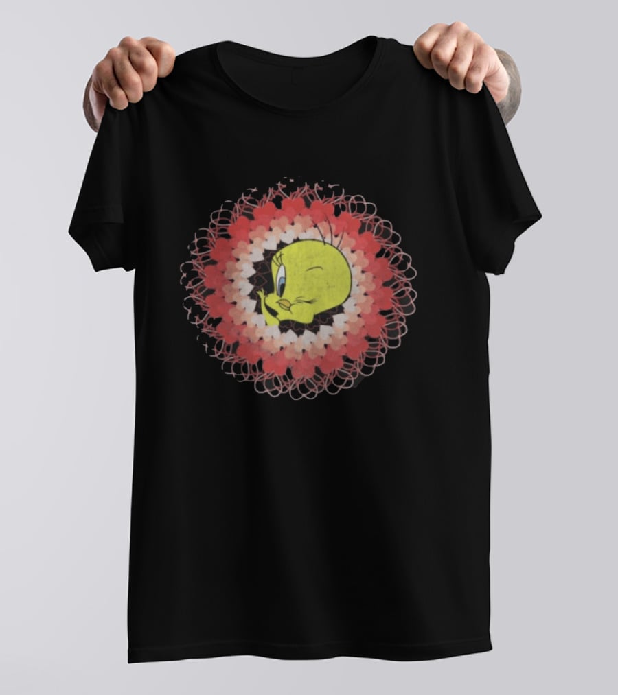 Wyco Store 1996 Tweety Bird Warner Brothers Crochet T-Shirt