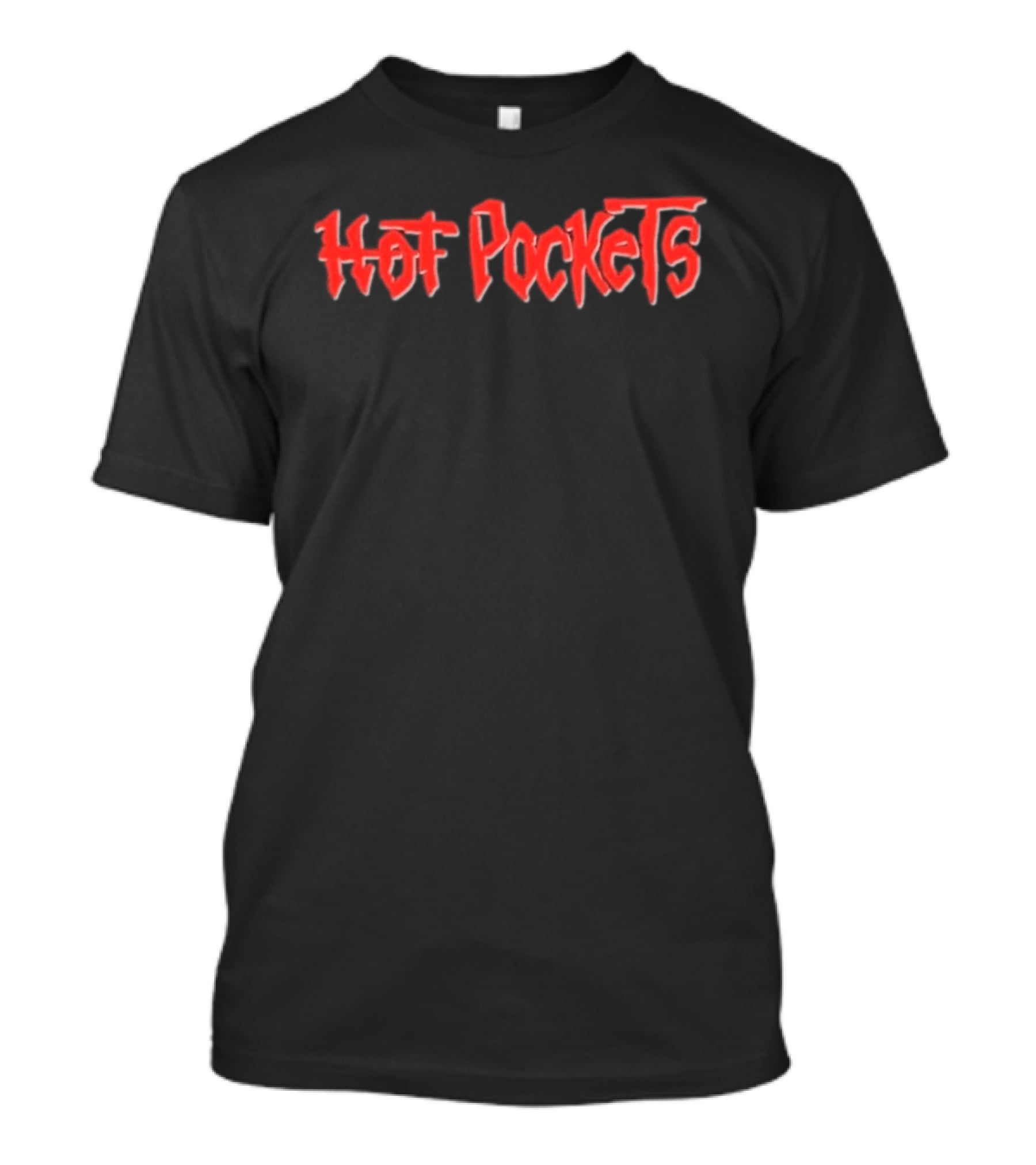 Hot Pockets Logo Red Bold Font T-Shirt
