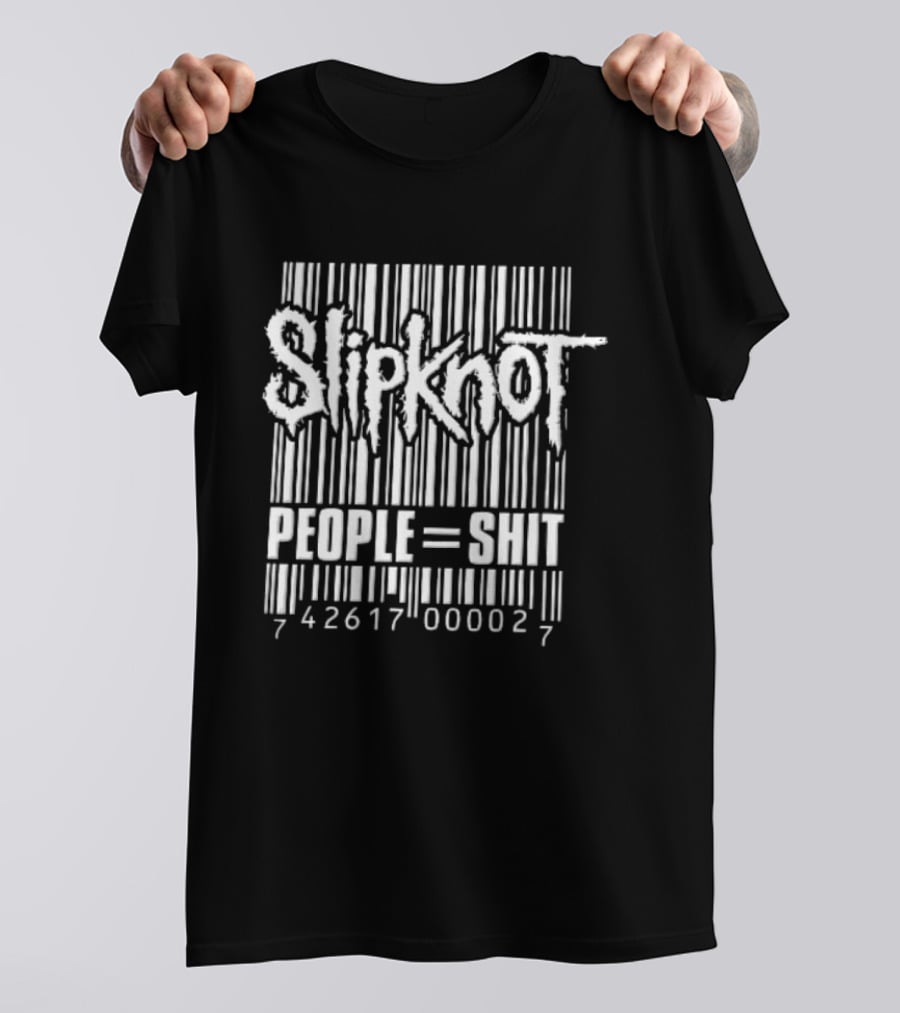 Slipknot People Equals Shit Spiky Barcode 742617000027 T-Shirt