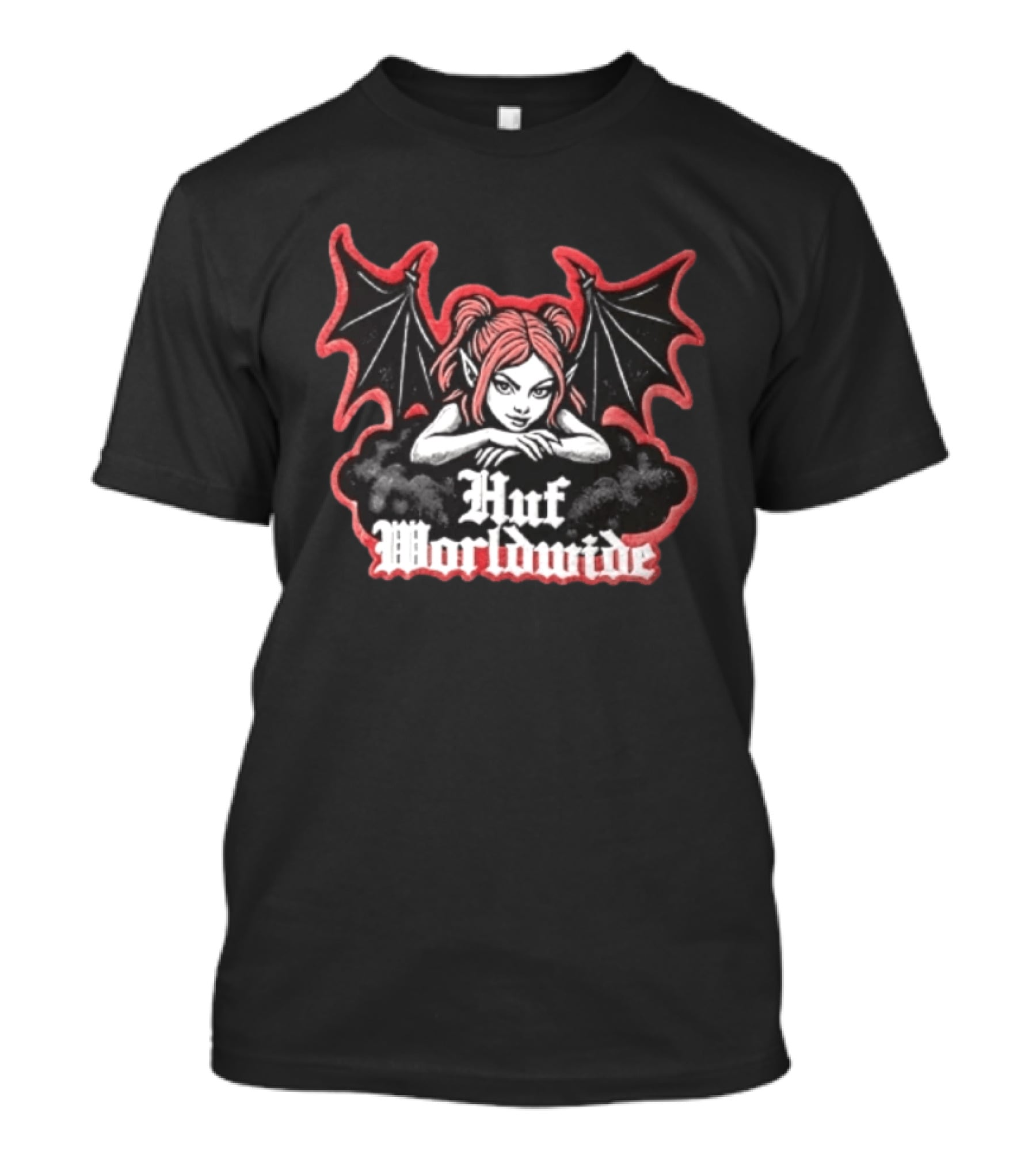 Huf Worldwide Succubus Girl Gothic Fantasy T-Shirt