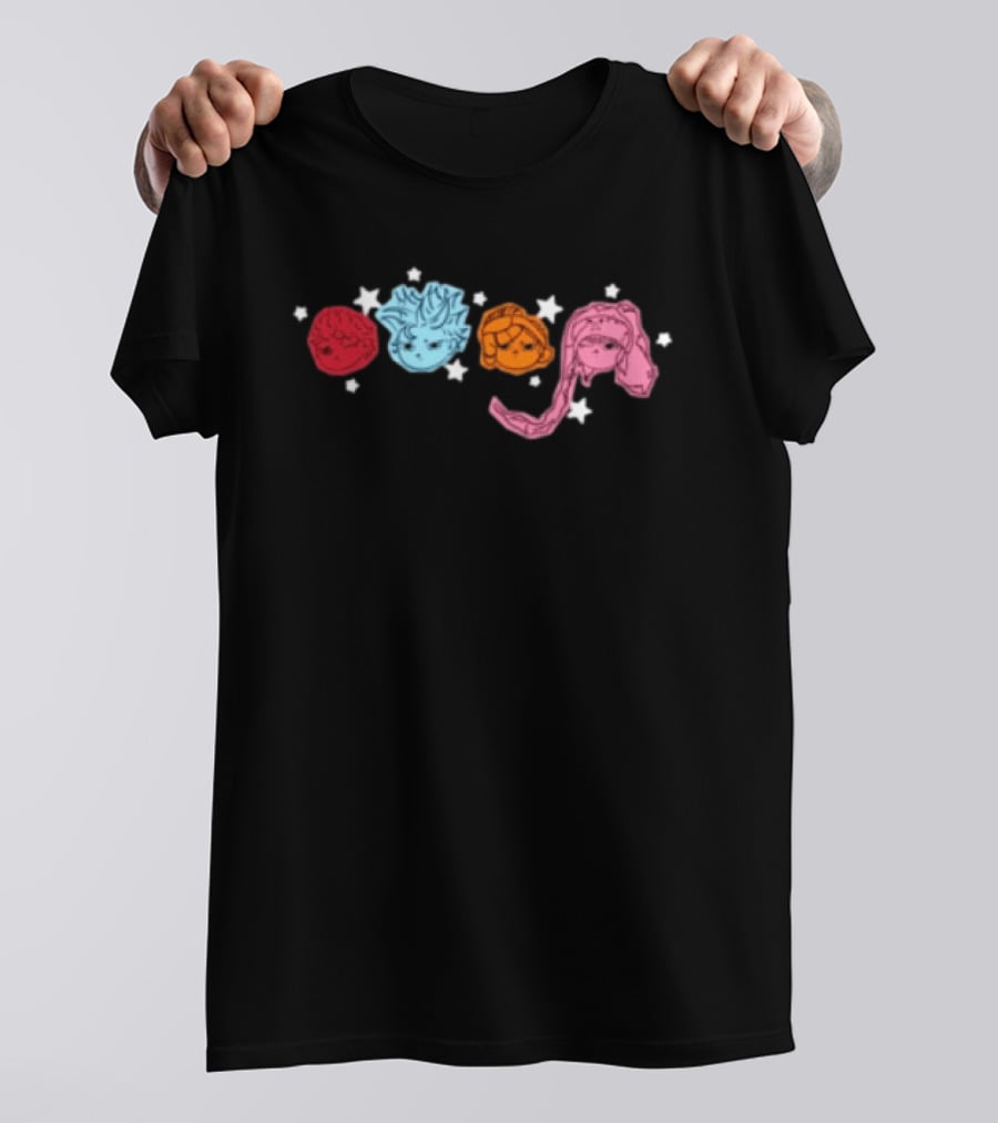 Summer Brothers Store The Band 5SOS Cartoon Heads T-Shirt
