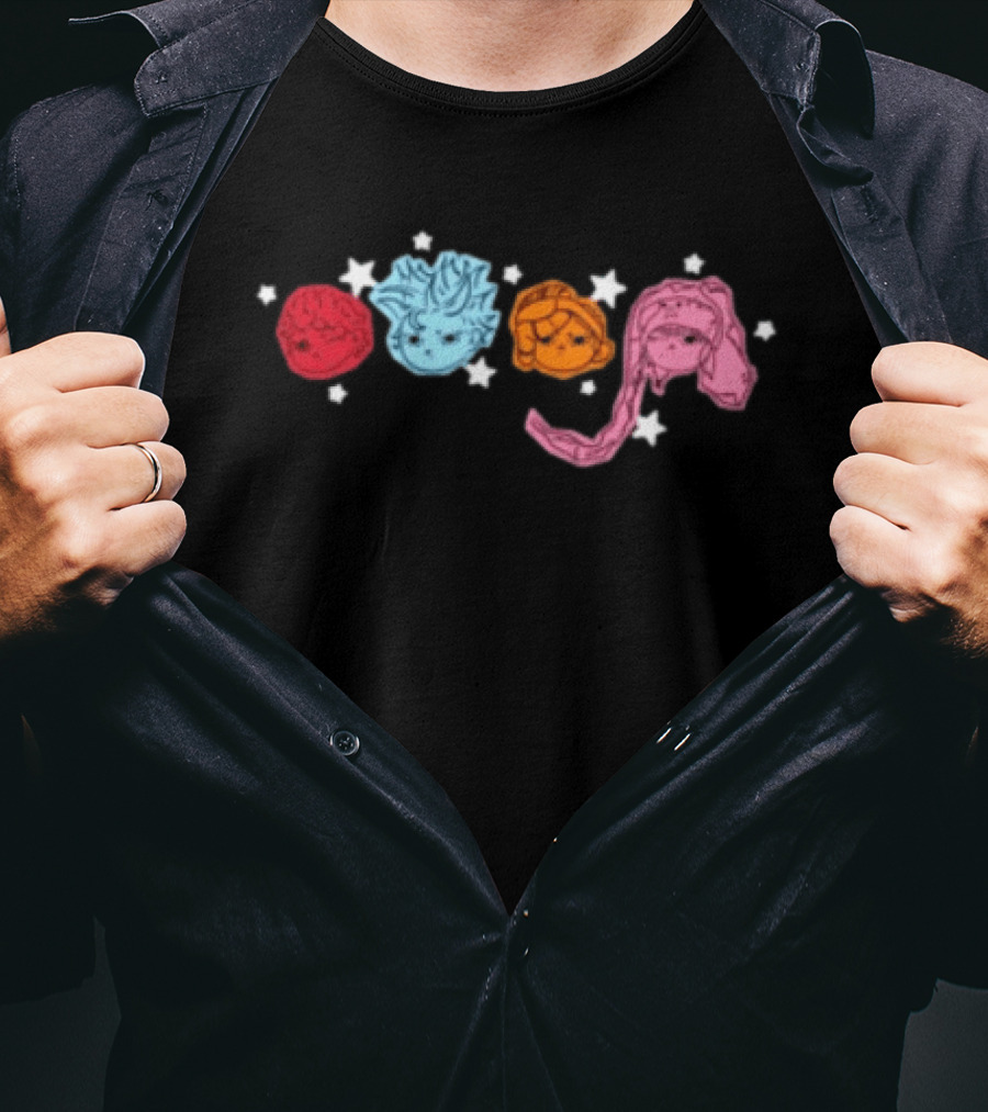 Summer Brothers Store The Band 5SOS Cartoon Heads T-Shirt