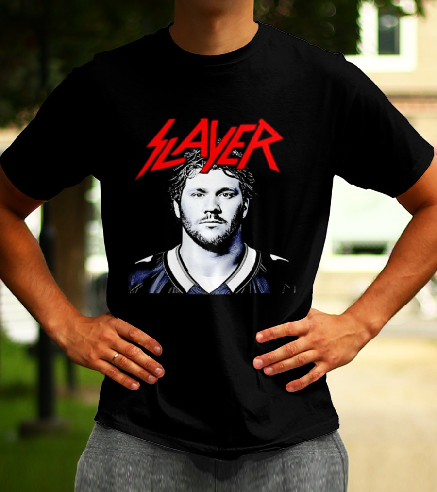 Josh Allen Slayer Buffalo Bills Fan Merchandise T-Shirt
