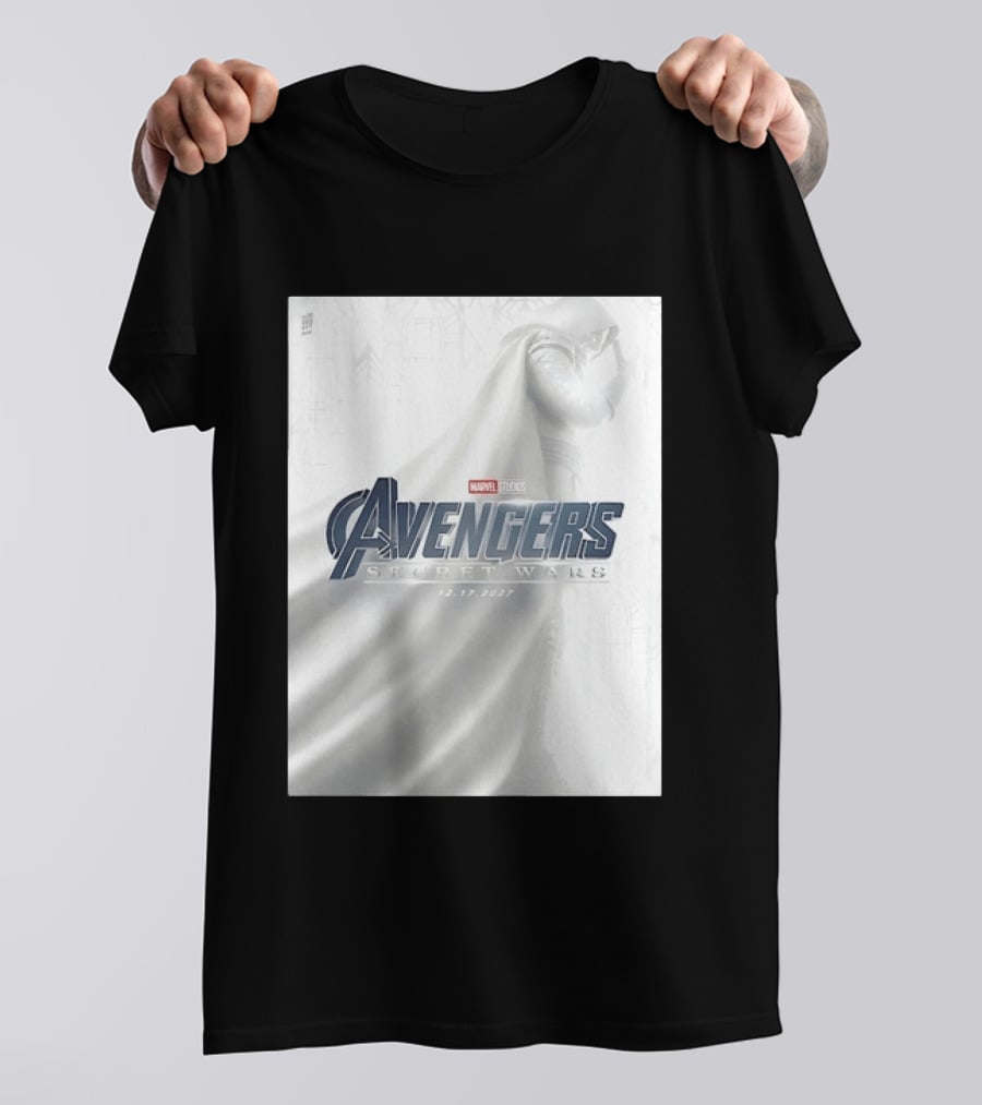 Marvel Studios Avengers Secret Wars Doctor Doom 12.17.2027 T-Shirt