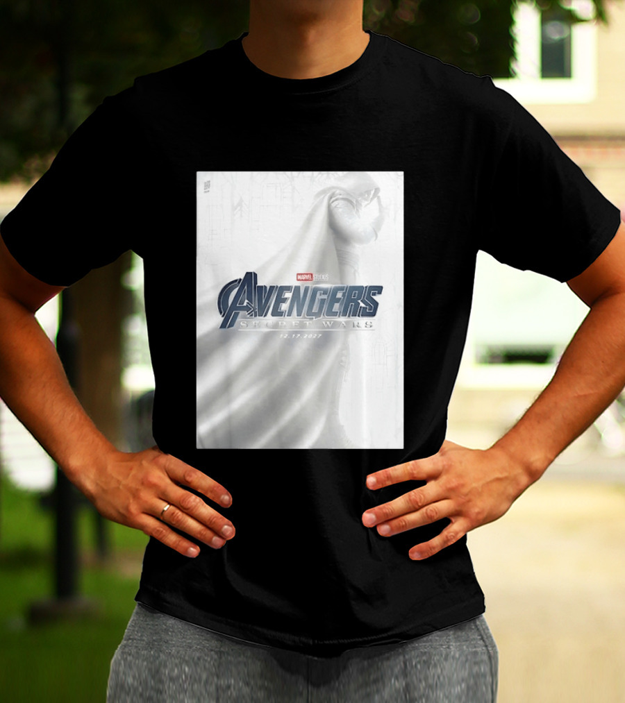 Marvel Studios Avengers Secret Wars Doctor Doom 12.17.2027 T-Shirt