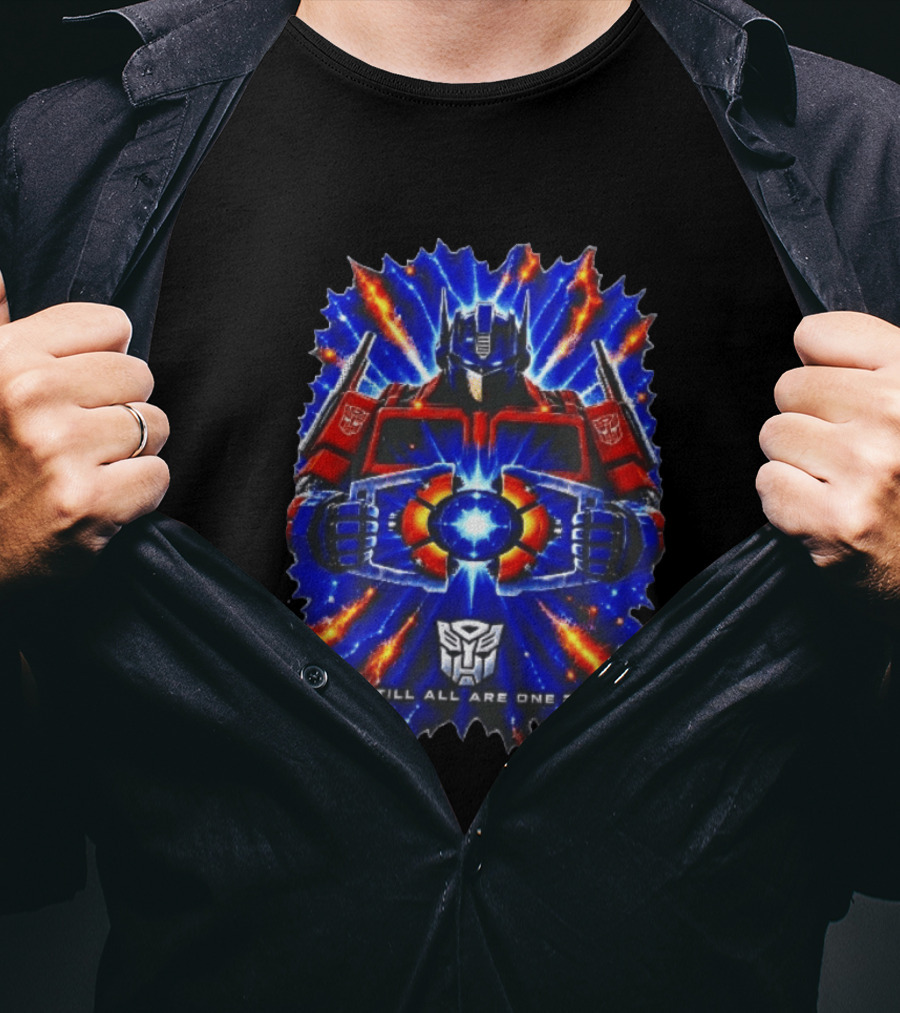 Transformers Optimus Prime Matrix Of Leadership Till All Are One Autobots T-Shirt