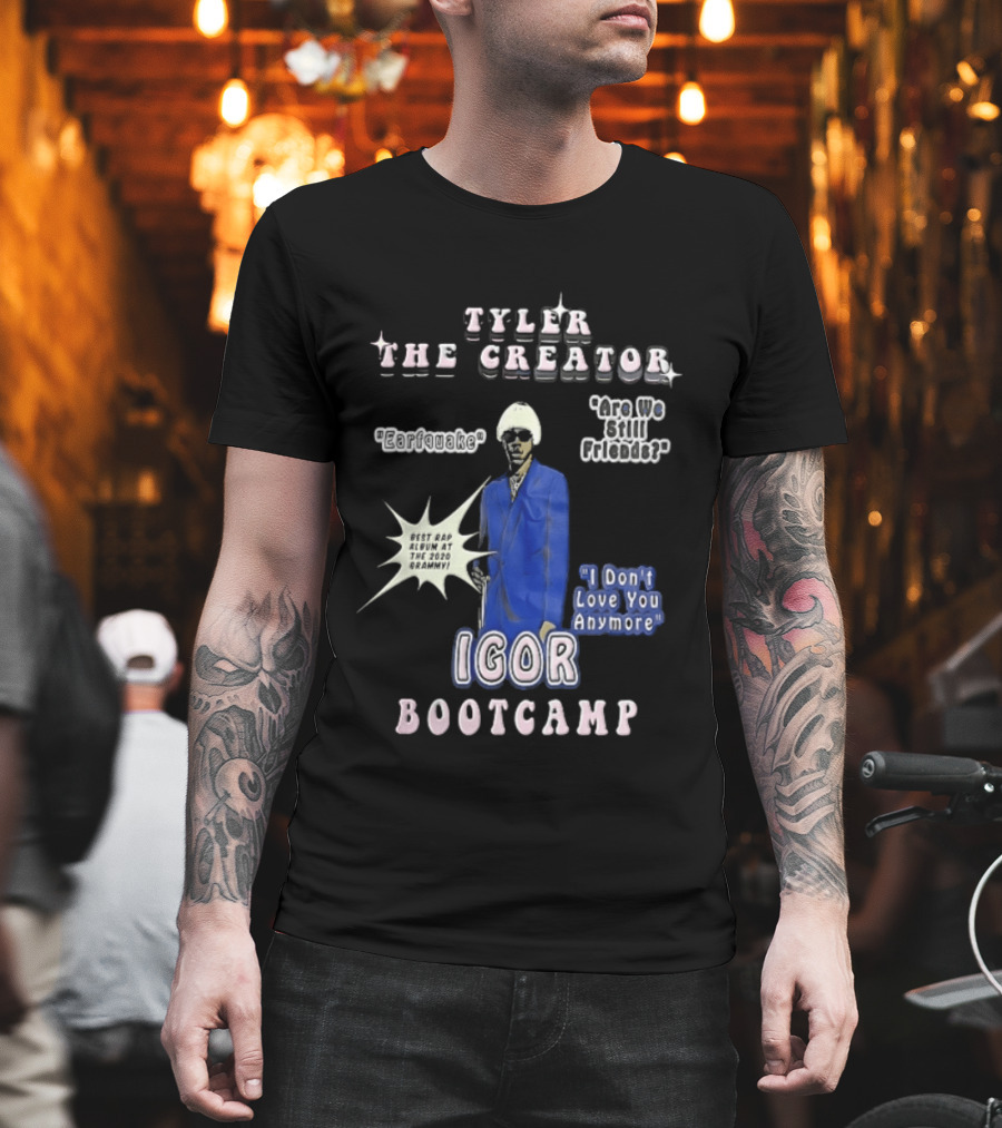 Tyler The Creator Igor Bootcamp Earfquake Are We Still Friends I Don't Love You Anymore Sunglasses Wig T-Shirt
