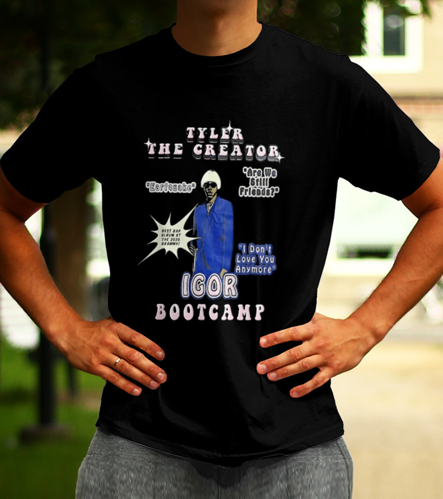 Tyler The Creator Igor Bootcamp Earfquake Are We Still Friends I Don't Love You Anymore Sunglasses Wig T-Shirt