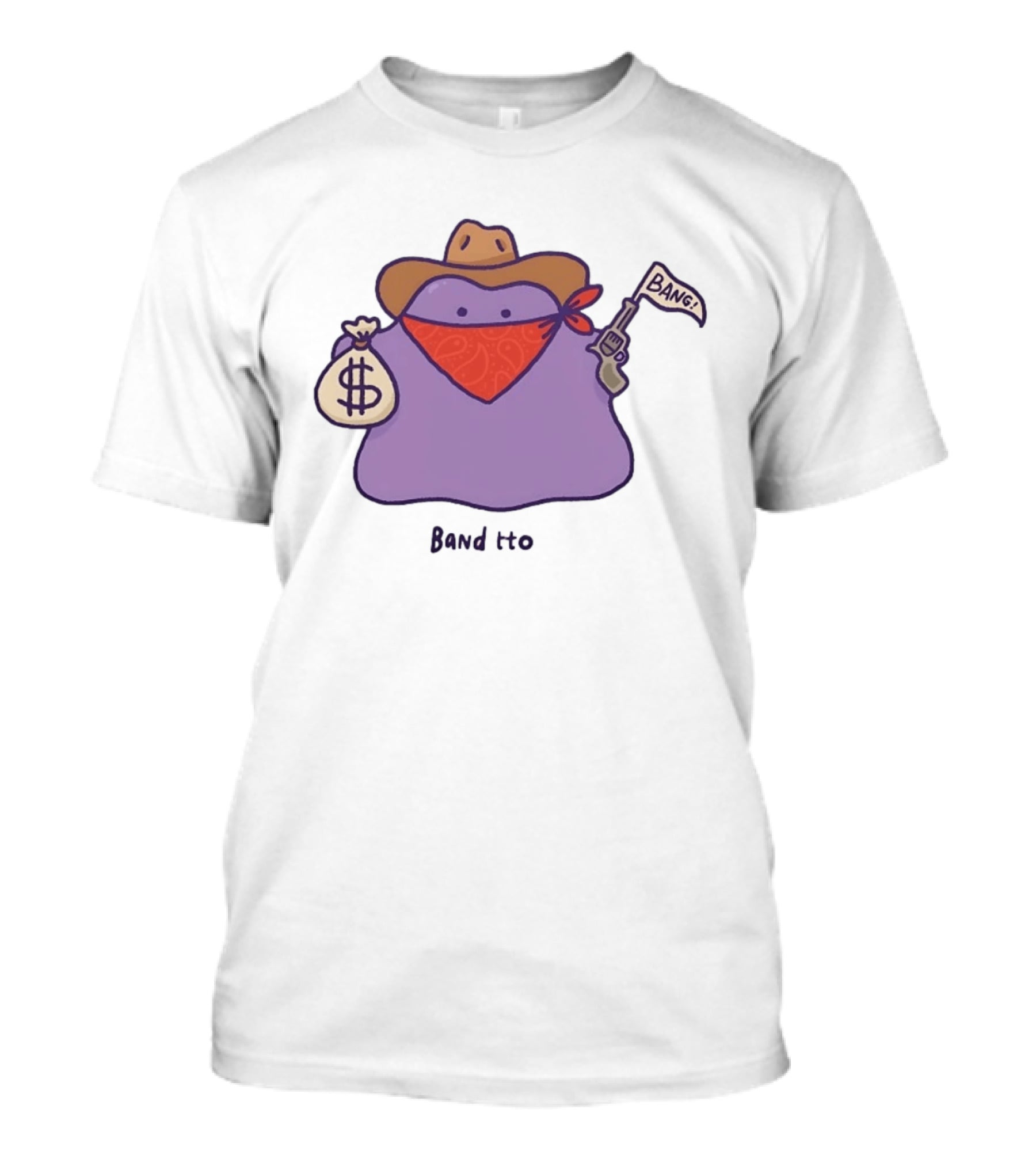 Banditto Cowboy Ditto Outlaw Pokemon Bandit Bang T-Shirt