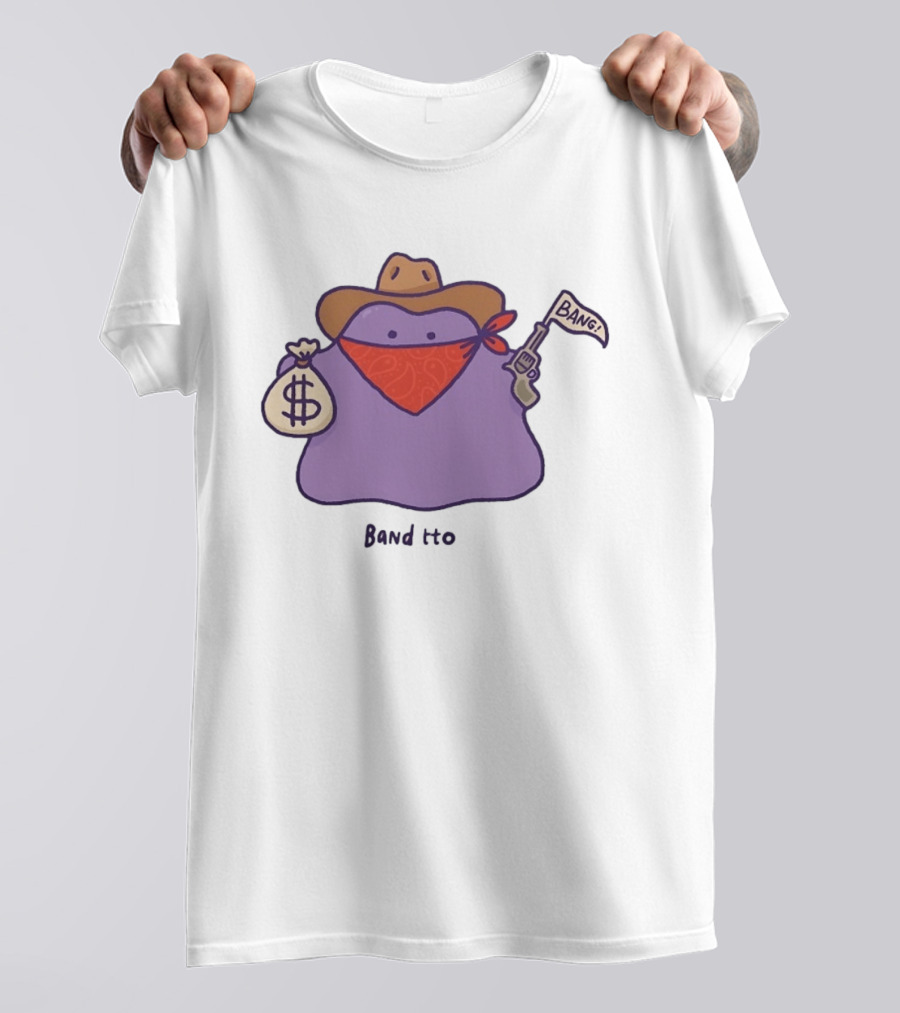 Banditto Cowboy Ditto Outlaw Pokemon Bandit Bang T-Shirt