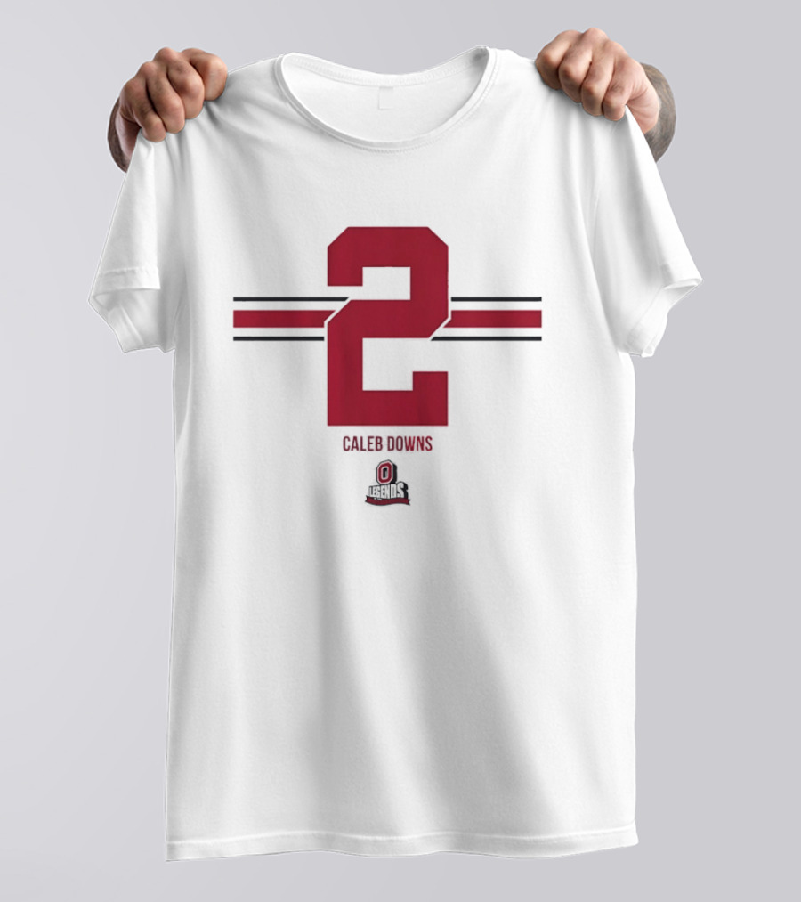 Caleb Downs Number 2 Ohio State Buckeyes Football Legends T-Shirt