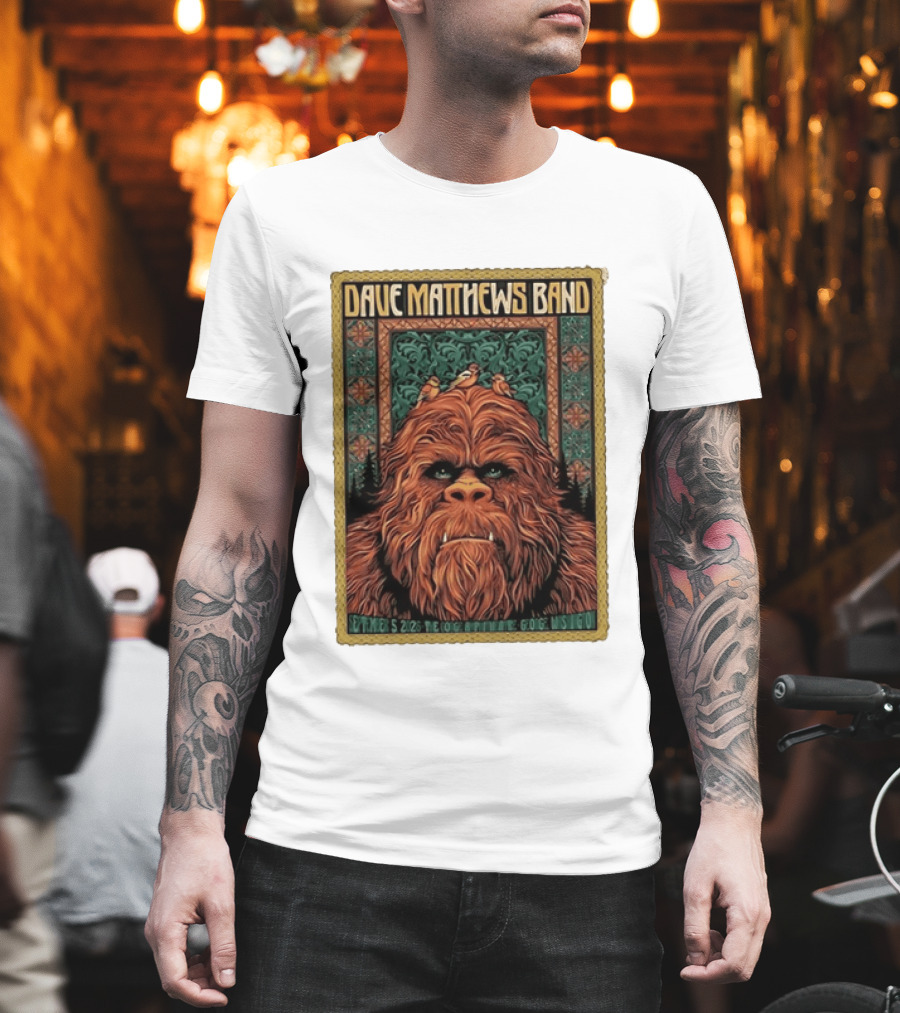 Dave Matthews Band September 5 2026 The Coca Cola Amphitheatre George WA I Go Bigfoot T-Shirt