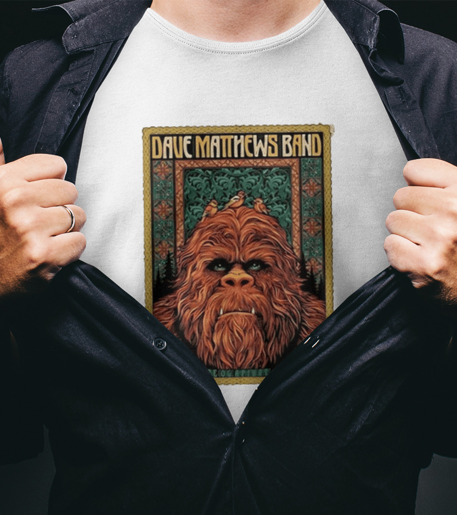 Dave Matthews Band September 5 2026 The Coca Cola Amphitheatre George WA I Go Bigfoot T-Shirt