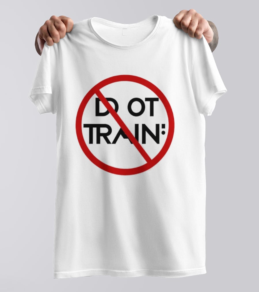 Do Not Train AI Artificial Intelligence Warning T-Shirt