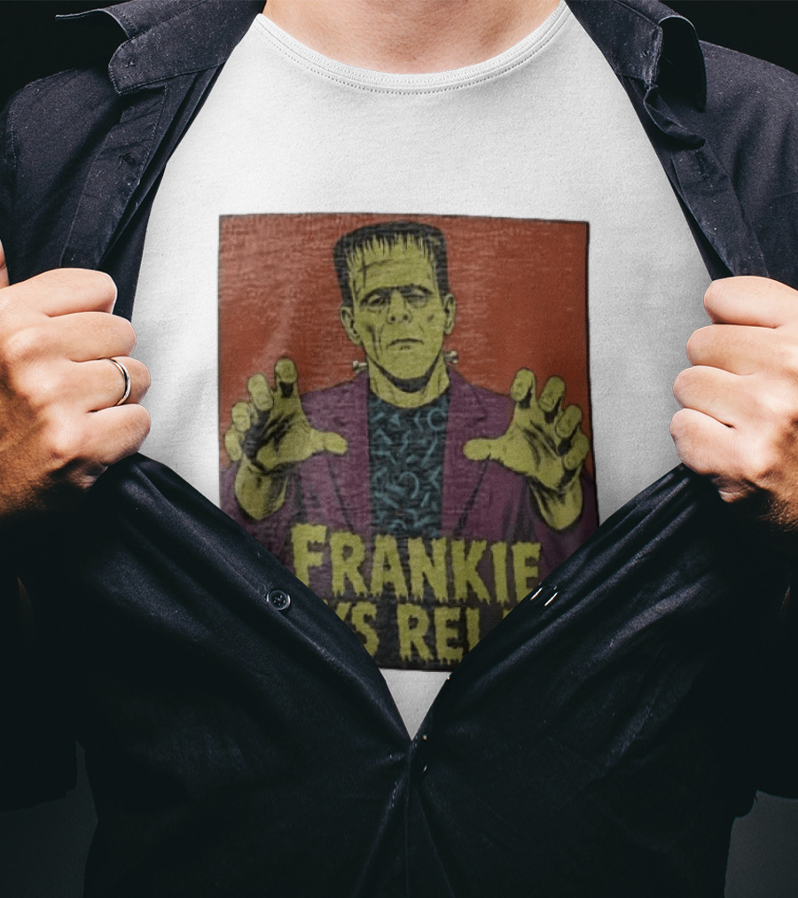 Frankenstein Frankie Says Relax Vintage Horror T-Shirt