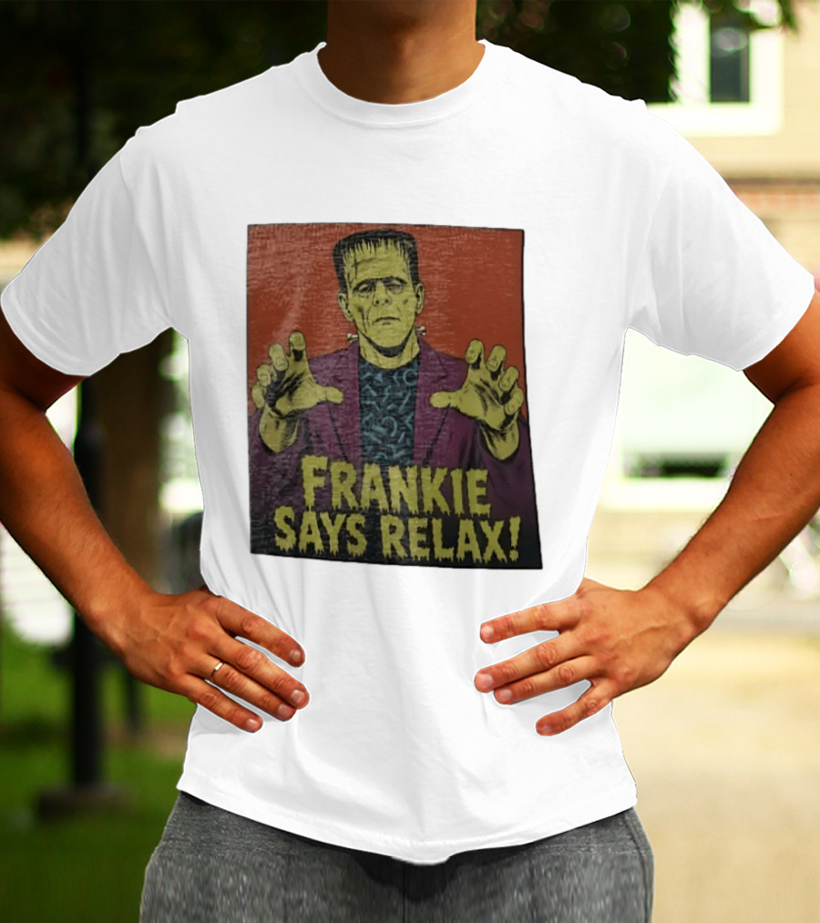 Frankenstein Frankie Says Relax Vintage Horror T-Shirt