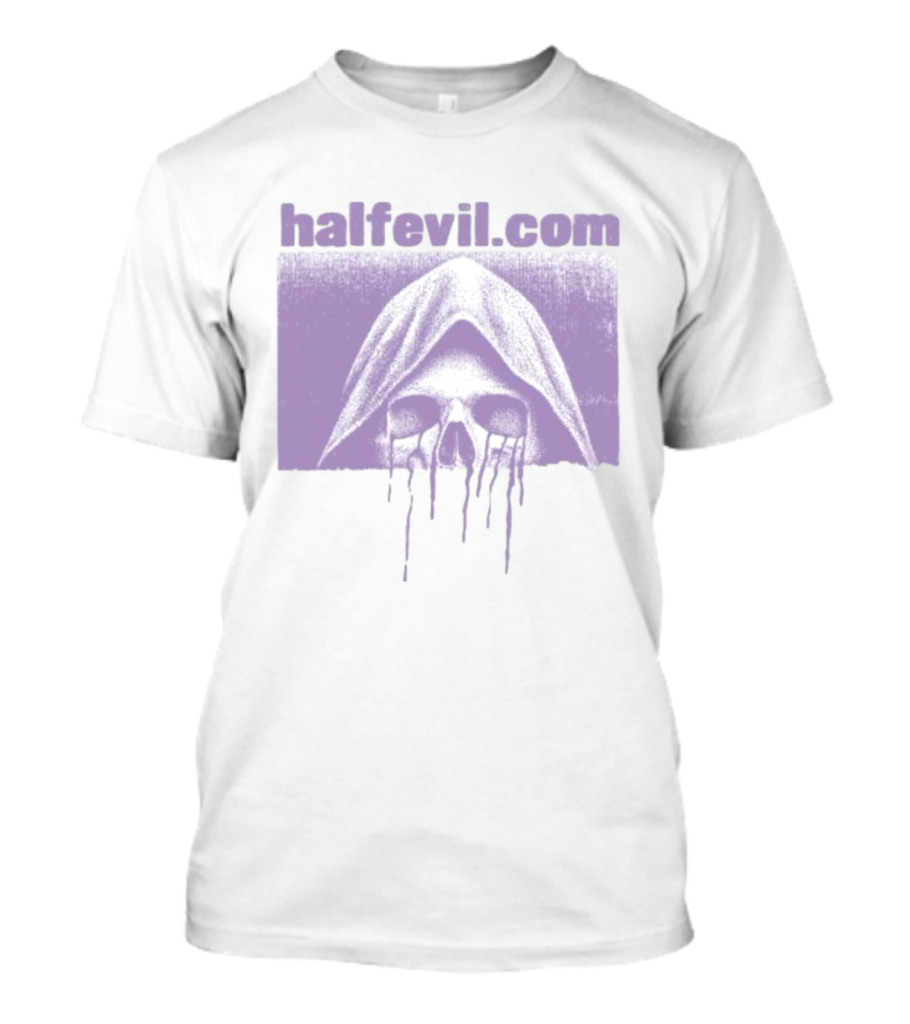 Halfevil.com Hooded Skull Dripping Half Evil Store Week 2 $3.33 T-Shirt