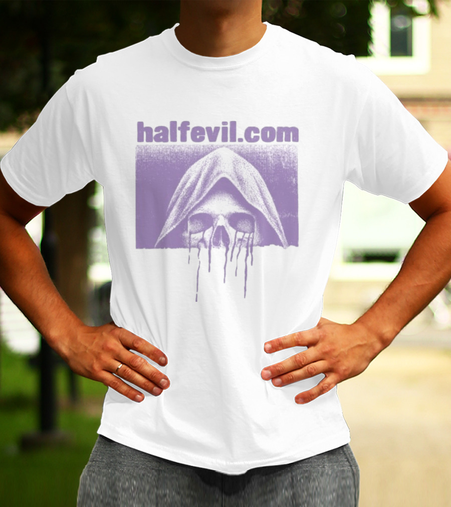Halfevil.com Hooded Skull Dripping Half Evil Store Week 2 $3.33 T-Shirt