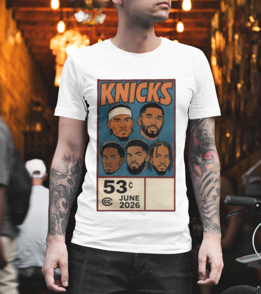 New York Knicks 53¢ Starting 5 June 2026 NBA T-Shirt