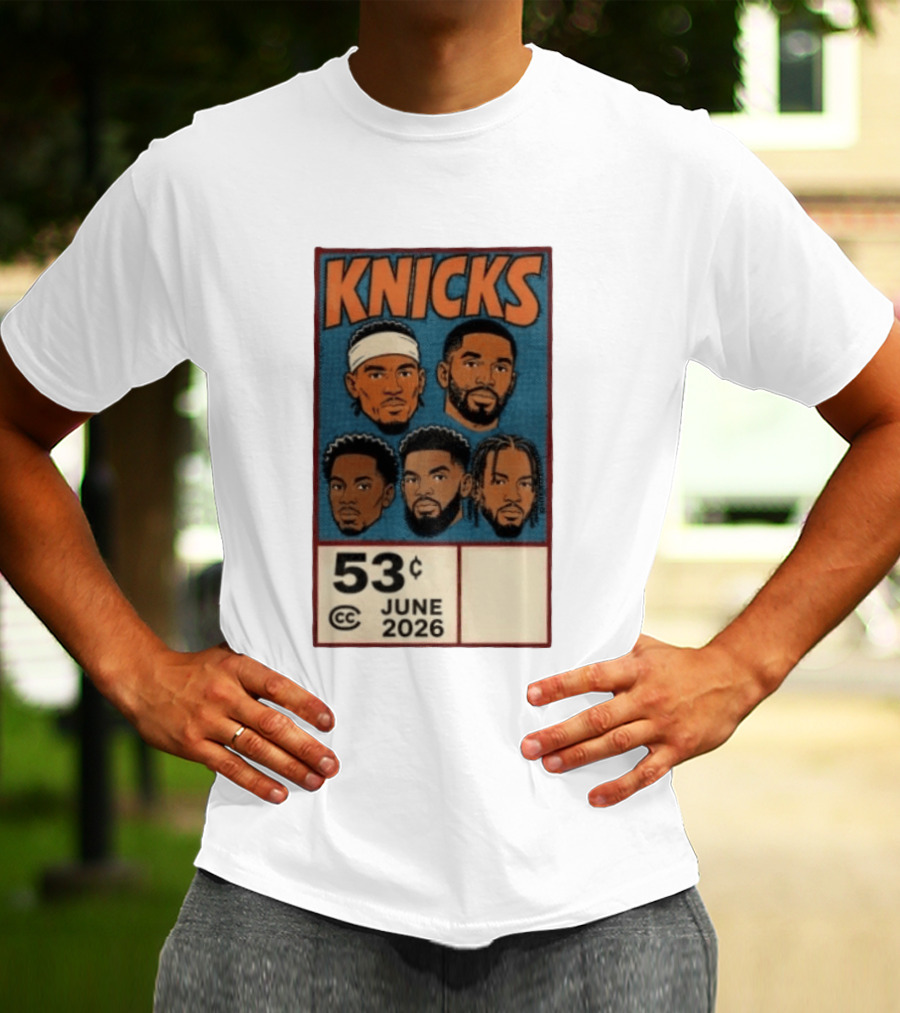 New York Knicks 53¢ Starting 5 June 2026 NBA T-Shirt