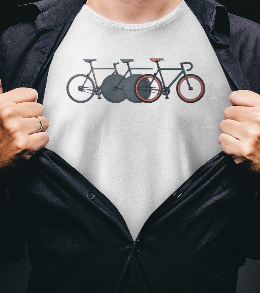 Oldest The Test Model Bicycle Evolution Cycling History T-Shirt