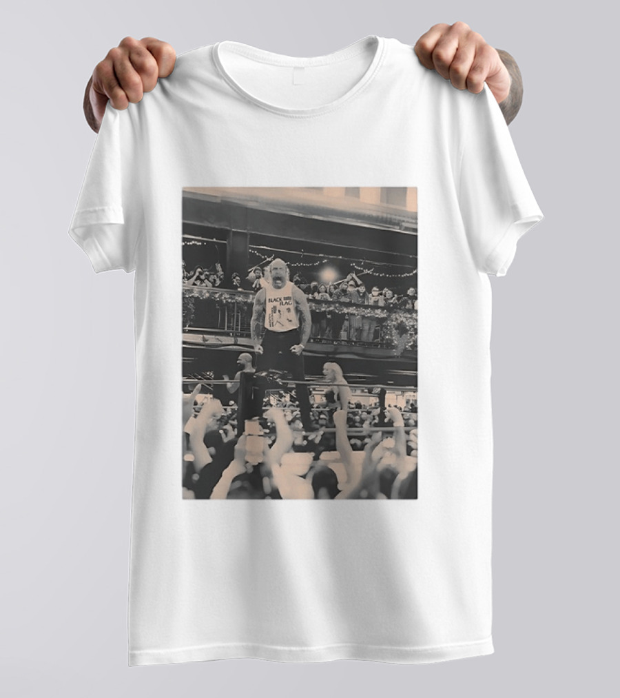 The Butcher Andy Williams Black Flag At TID The Season Photo Wrestling Event T-Shirt