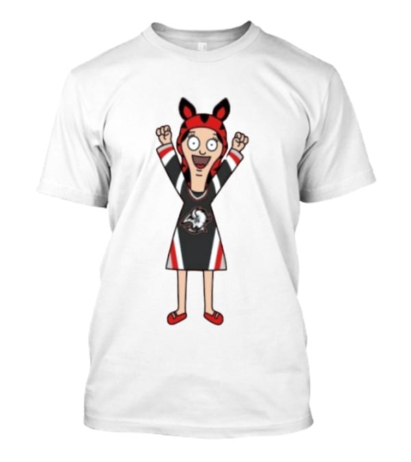 Tina Belcher Buffalo Sabres Bob's Burgers Fan Mashup T-Shirt