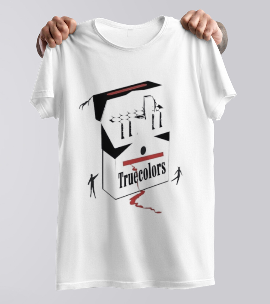 Truecolors Cigarette Pack With Soldiers In Cover Art Smoking Kills T-Shirt