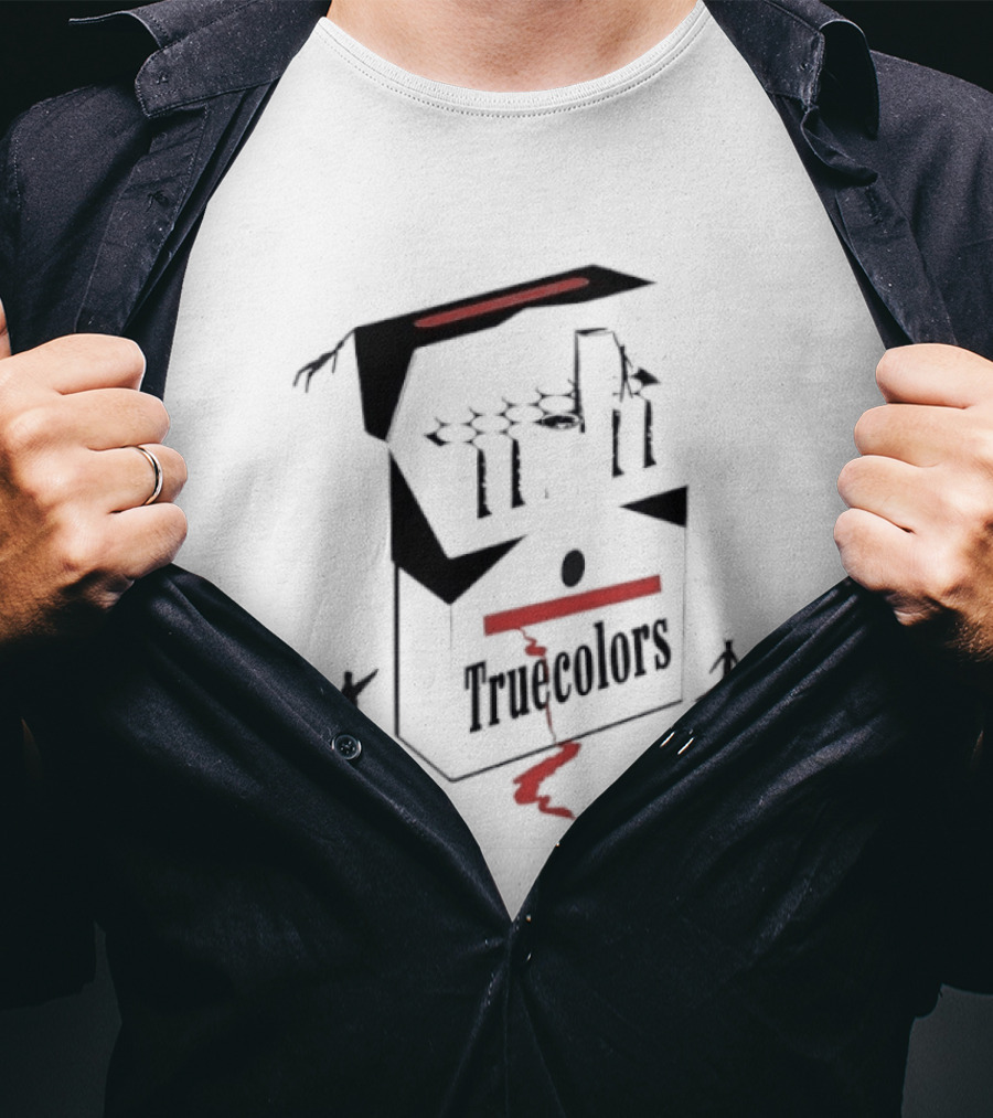 Truecolors Cigarette Pack With Soldiers In Cover Art Smoking Kills T-Shirt