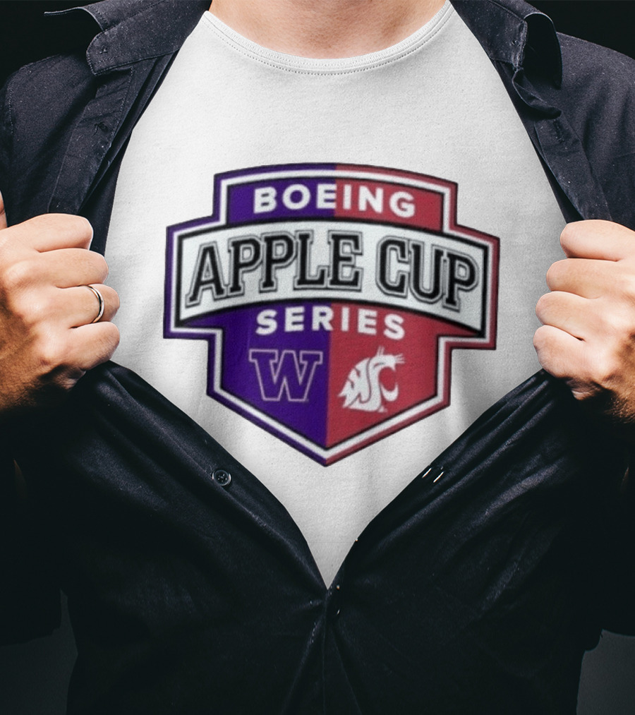 Boeing Apple Cup Series Washington Huskies W Vs Washington State Cougars T-Shirt